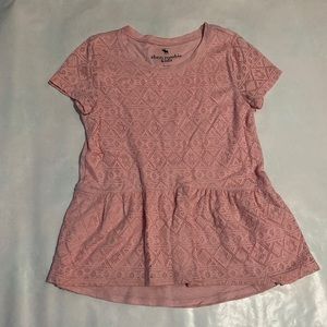 pink abercrombie blouse